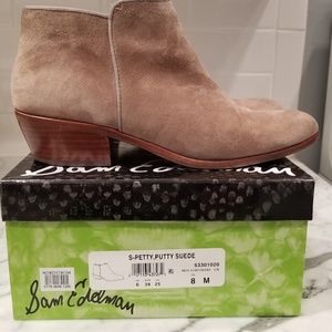 Sam Edelman Petty Bootie in Putty size 8